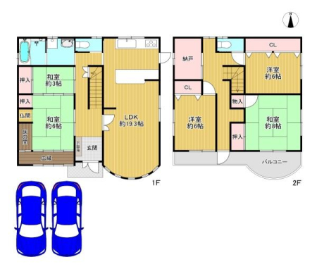 ���{�Q����s�L�쒬�̒��È�ˌ��Ă̊Ԏ��}�i��N)