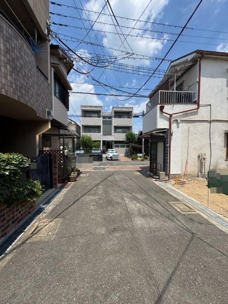 ���{����s�k�l���̓y�n�̑O�ʓ��H�܂ތ��n�ʐ^